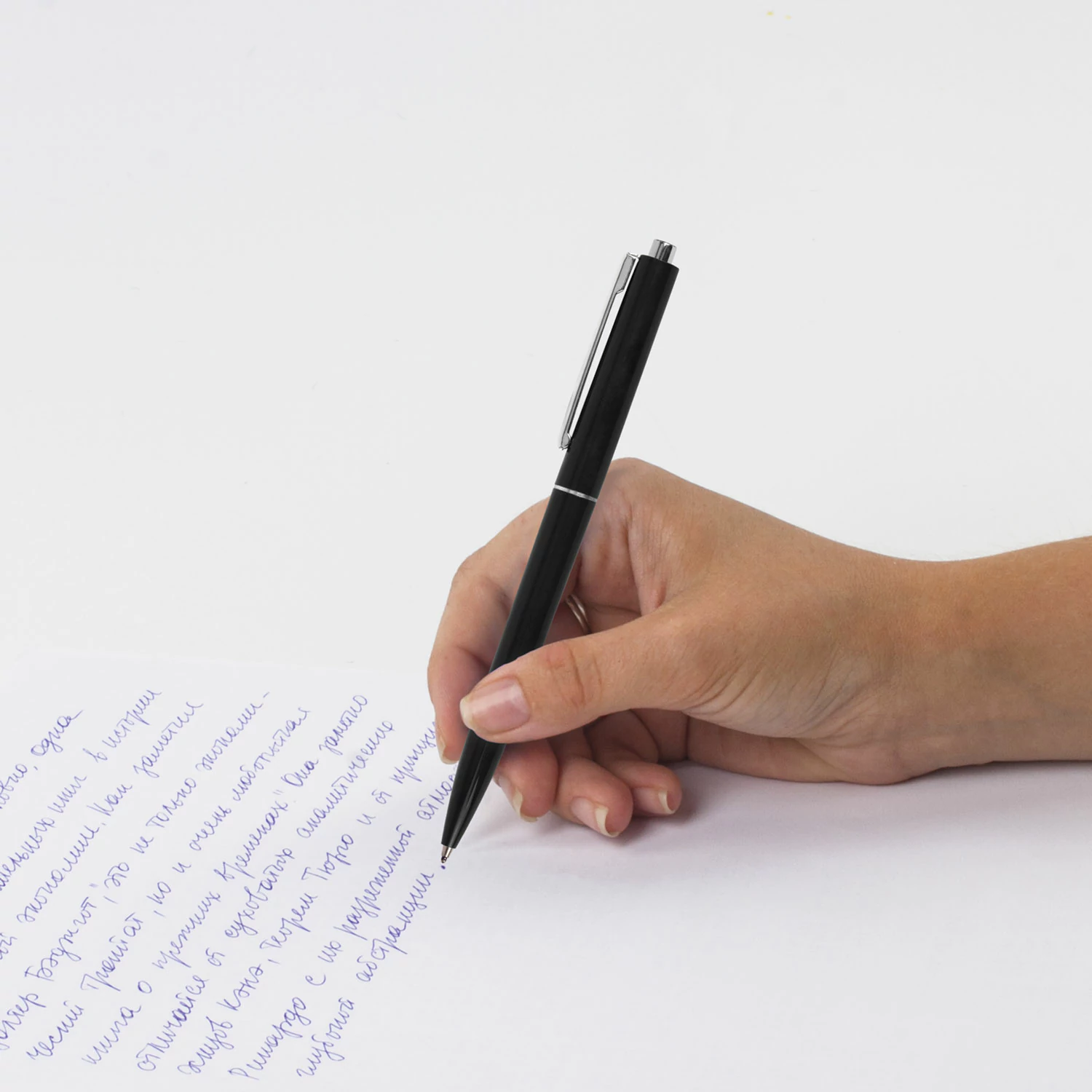 Ручка шариковая автоматическая BRAUBERG X17 COLOR, синяя, корпус ассорти